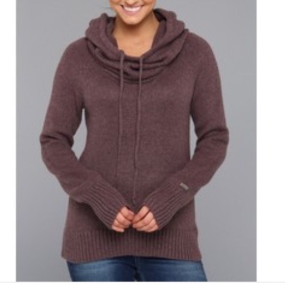 Columbia Cowl Neck Navy Sweaterm 
